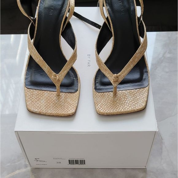By Far Mindy sandals sz 38 - Picture 3 of 6
